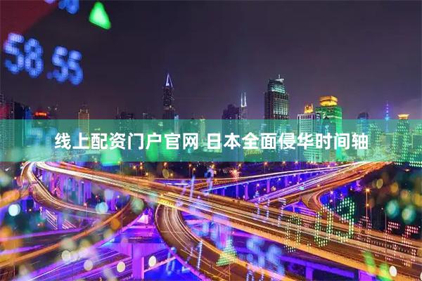 线上配资门户官网 日本全面侵华时间轴